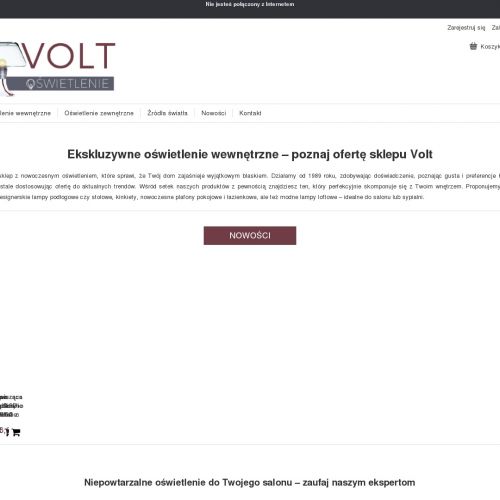 Sklep z nowoczesnymi lampami