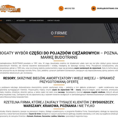 Bydgoszcz - części używane tir