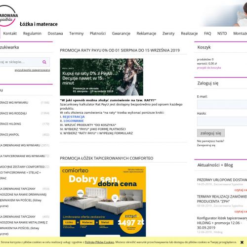 Materac 90x190 w Krakowie