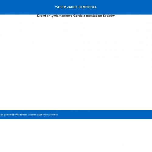 Drzwi zewnętrzne antywłamaniowe w Krakowie