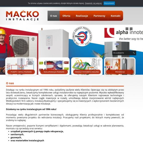 Pompy ciepła komorniki - Luboń