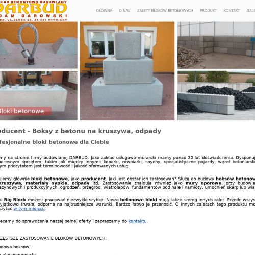 Bloki betonowe śląsk - łódź