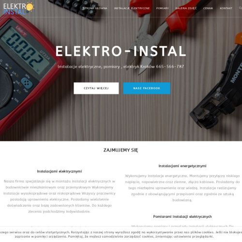 Przyłącze elektryczne na czas budowy - Kraków