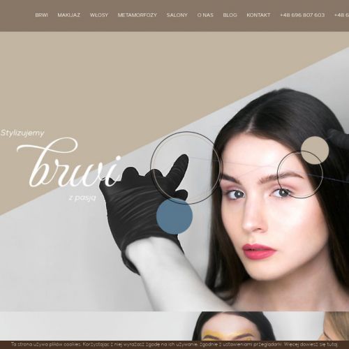 Stylizacja brwi w Pruszkowie