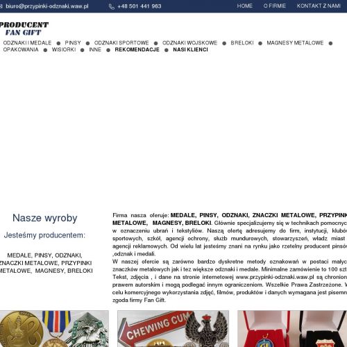 Przypinki na zamówienie