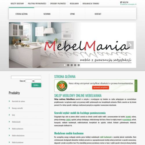 Nowoczesna komoda z frontami