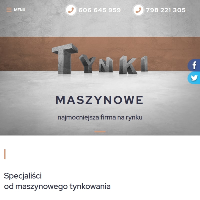 Tynkowanie maszynowe Wieluń