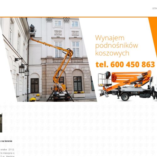 Żyrardów - podnośnik koszowy 31 m