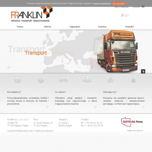 Spedycje transportowe krajowe - Zielona Góra