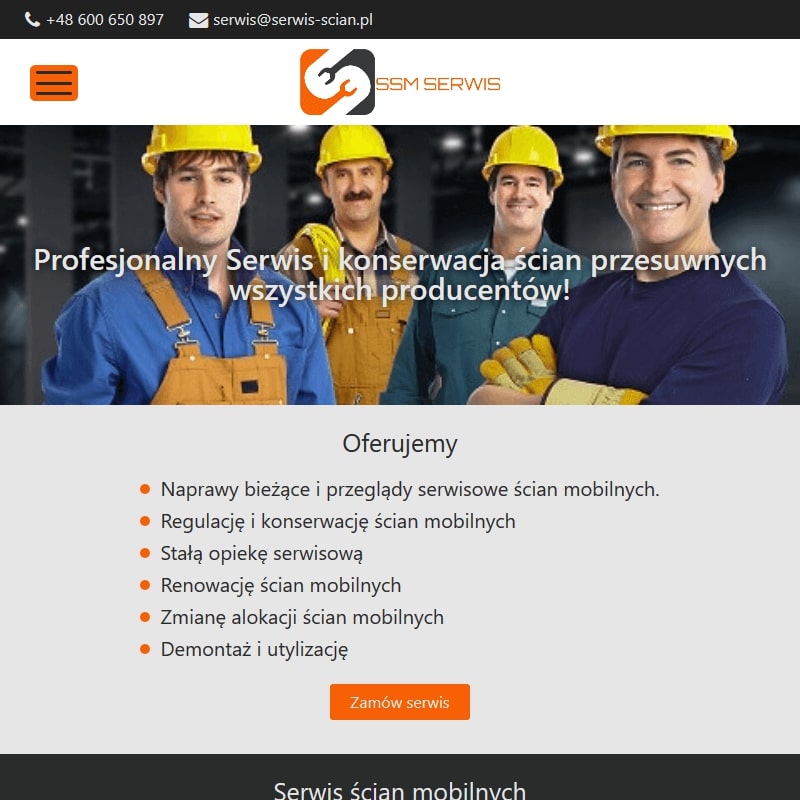 Serwis ścian akustycznych Warszawa