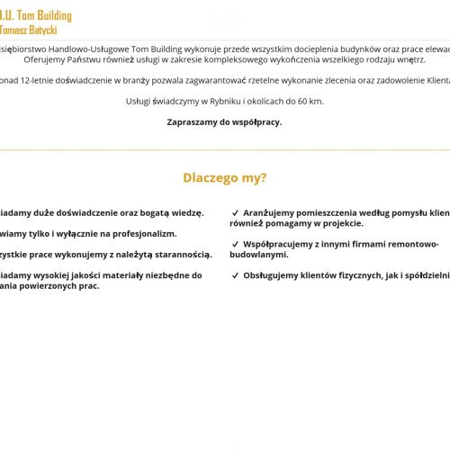 Jastrzębie Zdrój - firma ogólno budowlana