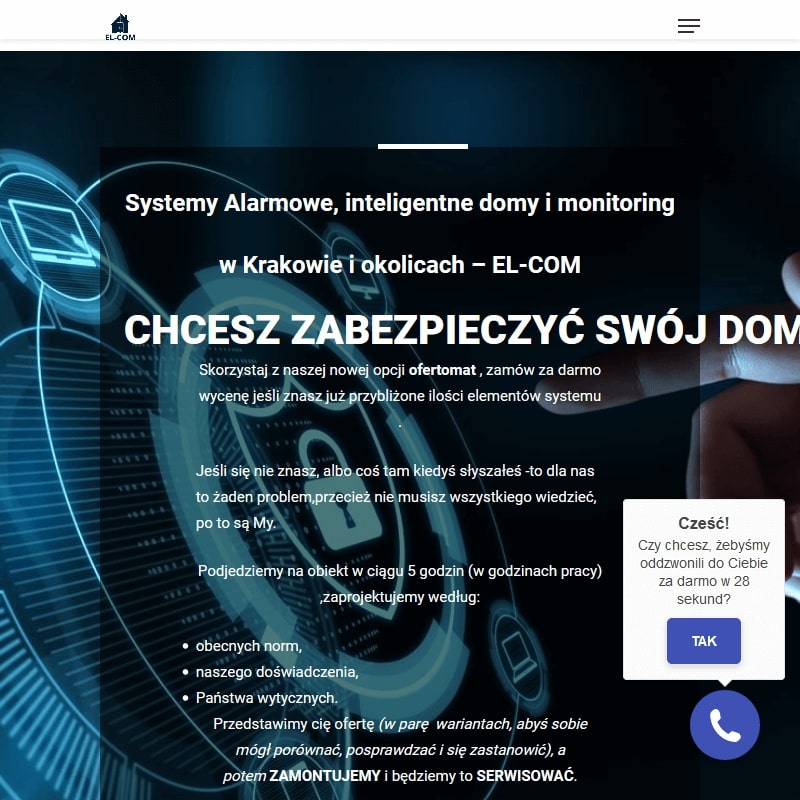 Firma zakładająca monitoring - Kraków