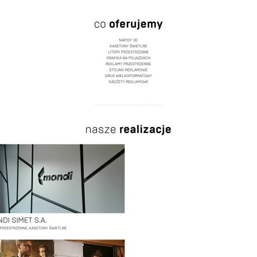 Reklama na magnes na samochód - Poznań