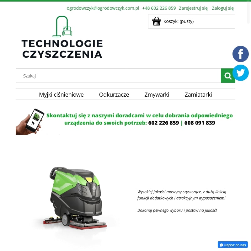 Szorowarka do podłóg w Łodzi