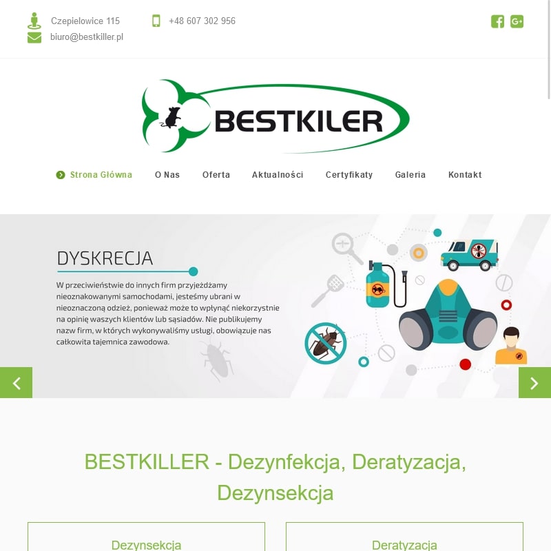 Deratyzacja bielsko - Jelenia Góra