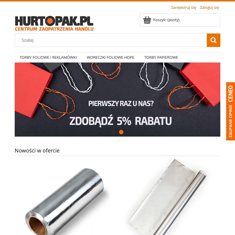 Woreczki hdpe w Pile