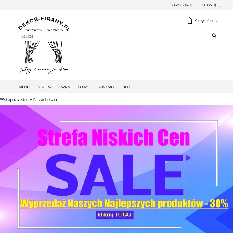 Firanki krótkie do salonu