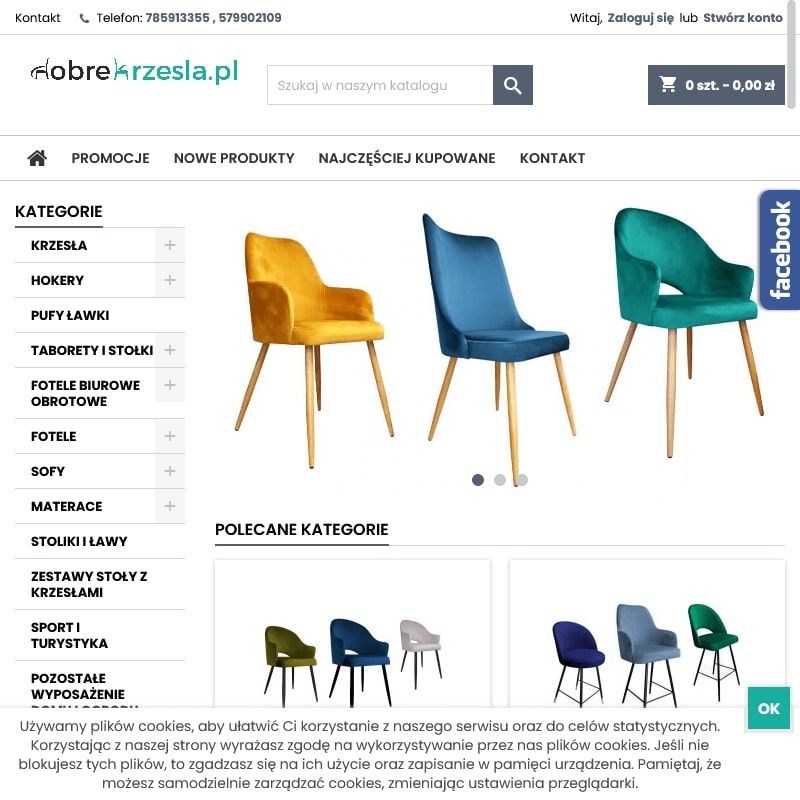 Stołek tapicerowany