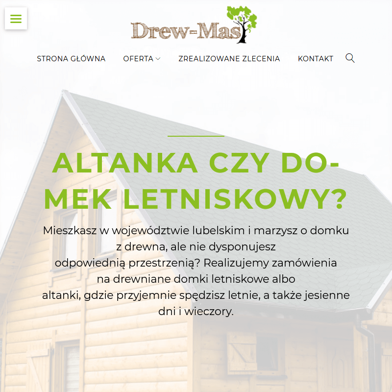 Drewniane domki letniskowe