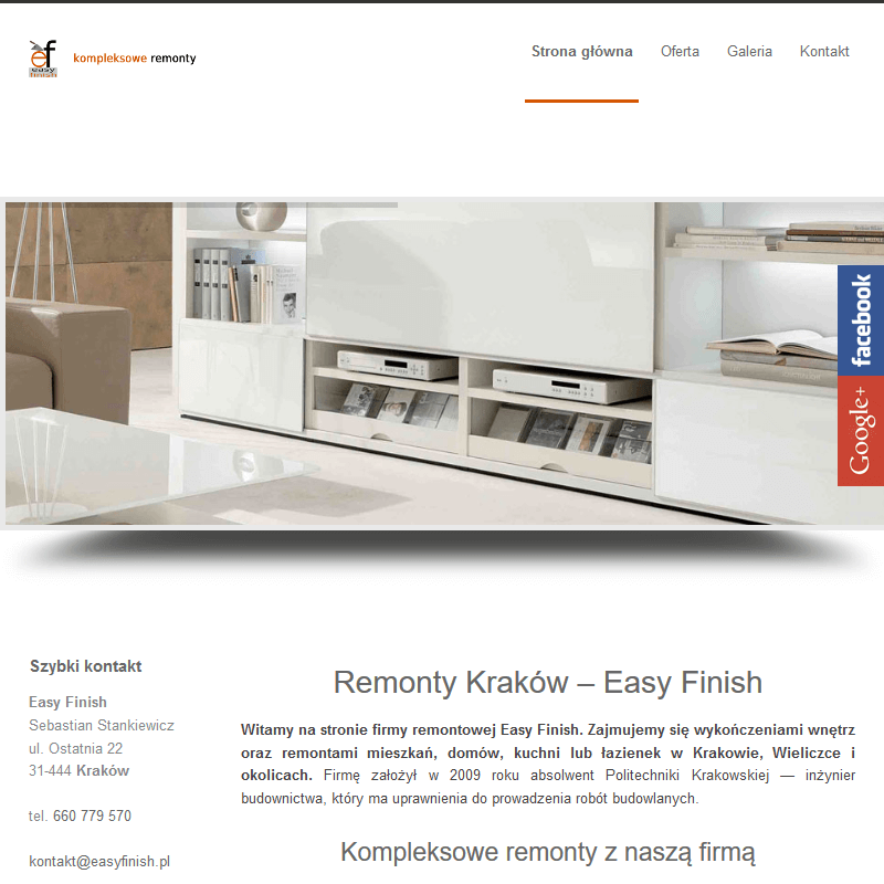 Wieliczka - wykończenia wnętrz