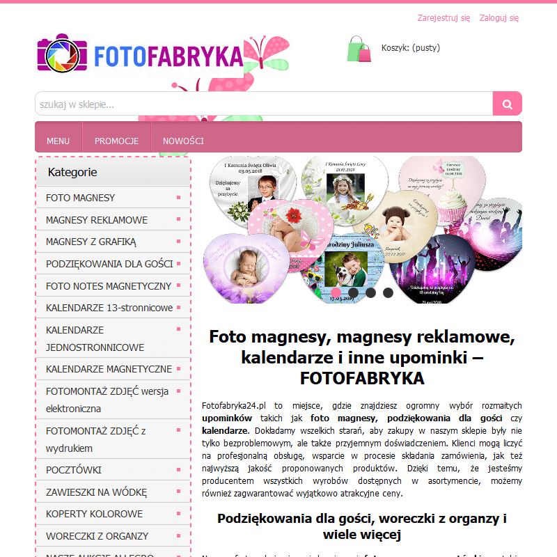 Podziękowania ślubne online