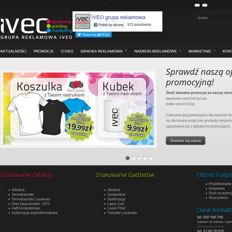 Koszulki firmowe z logo - Jasło