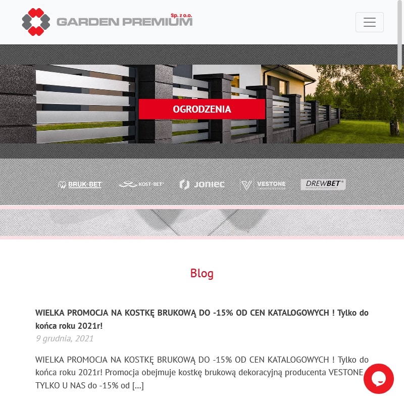 Galanteria betonowa ogrodowa w Słupcy