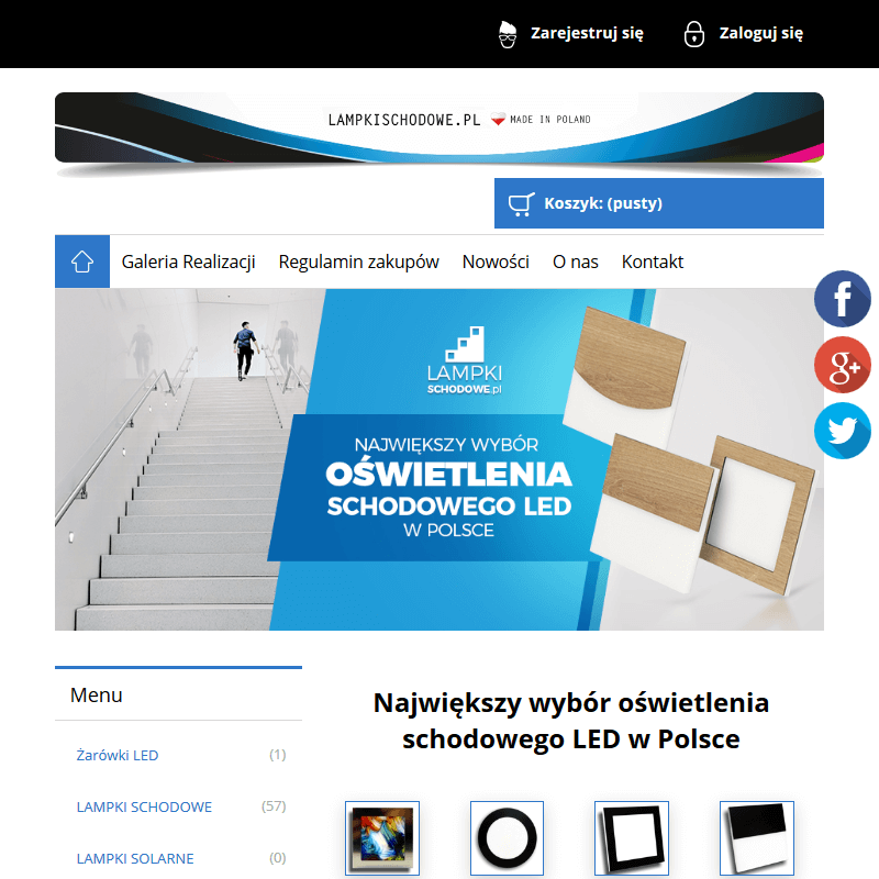 Oświetlenie led schodowe - Białystok