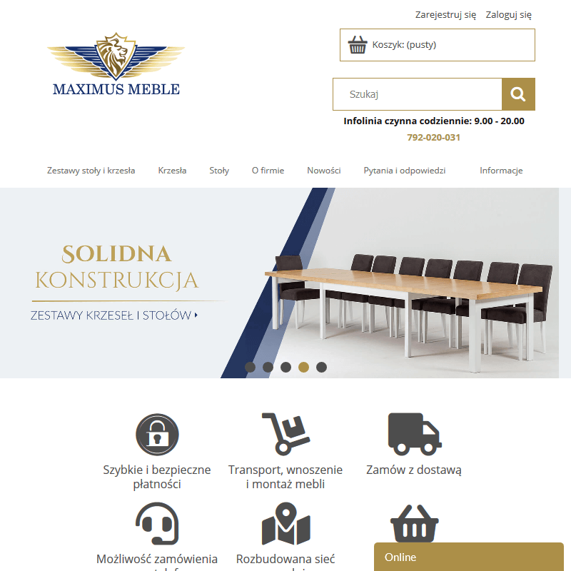 Stół prostokątny - Gdynia