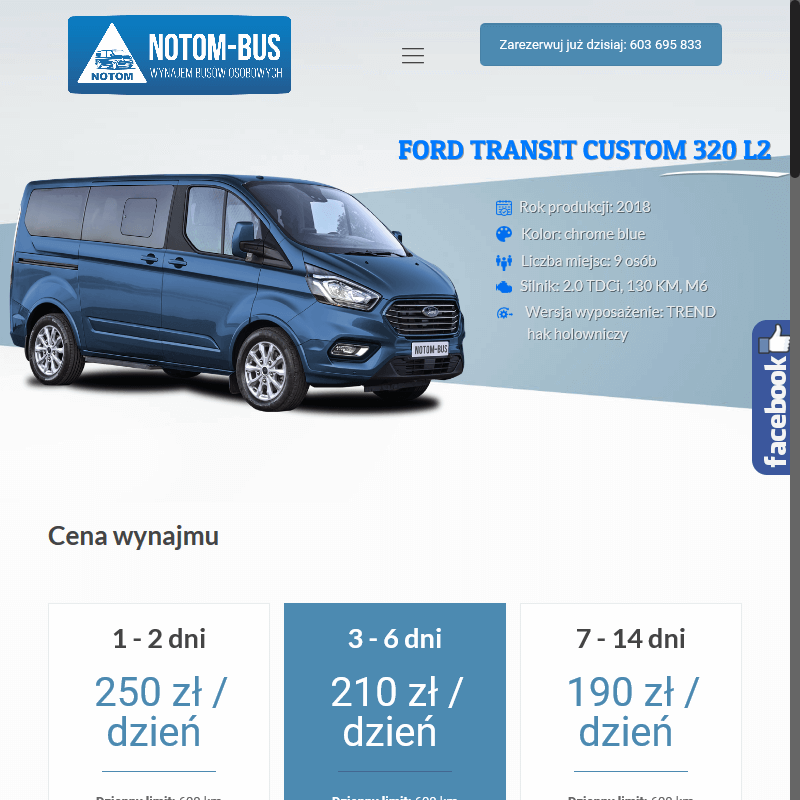 Wypożyczalnia vanów - Kościan