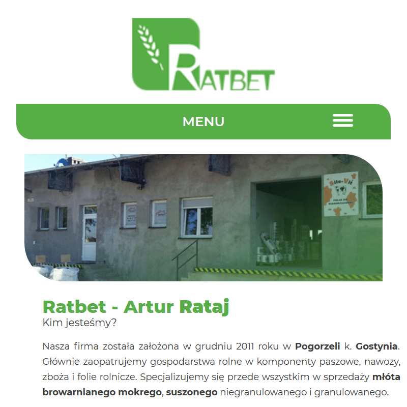 Gostyń - młóto browarniane ratbet