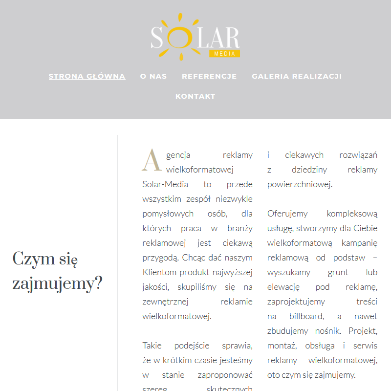 Banery wielkoformatowe - Warszawa