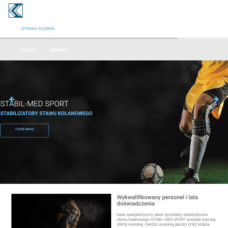 Poznań - zegarowy stabilizator kolana