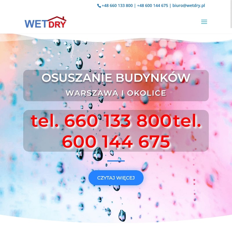 Lokalizacja przecieku w Warszawie