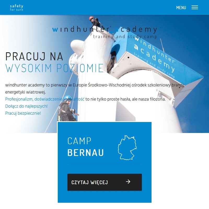 Praca na turbinach wiatrowych w Gdańsku